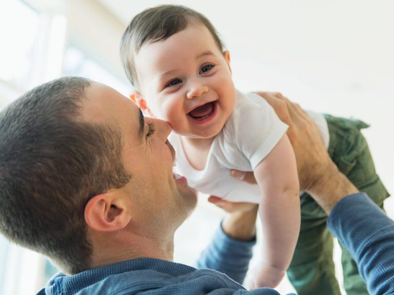 Box Hill Speech Pathology Clinic Communication Resources for Parents Smiling Baby and Father